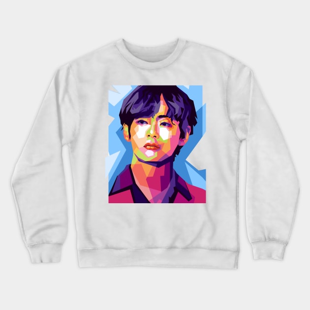 Bts taehyung bts v Crewneck Sweatshirt by Danwpap2